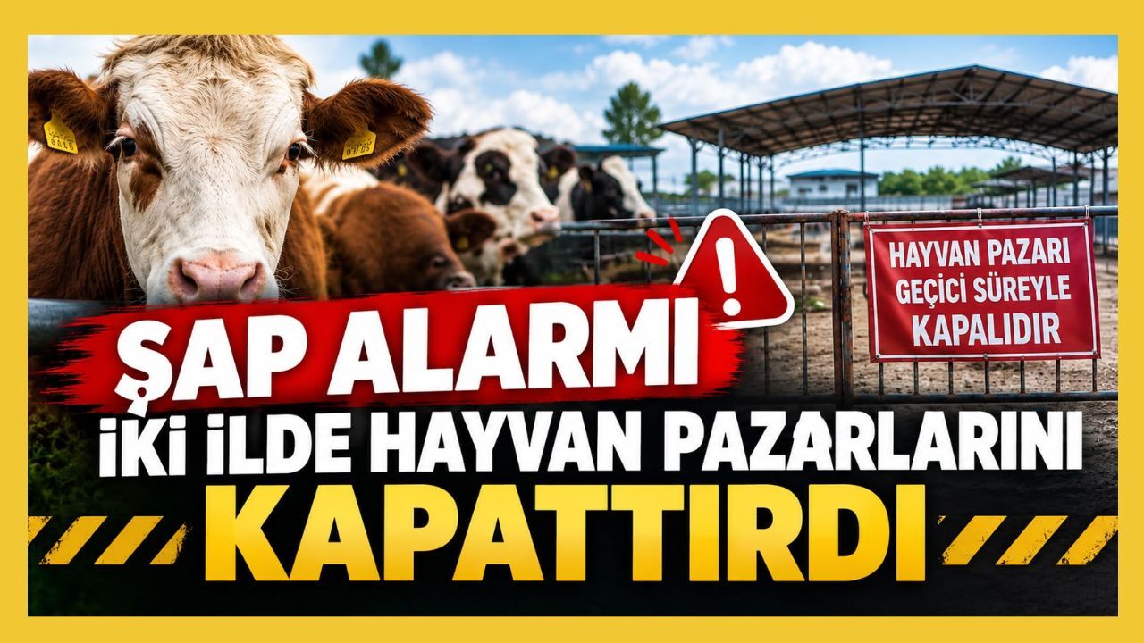 Şap Alarmı İki İlde Hayvan Pazarlarını Kapattırdı