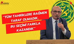 ‘’Tüm Tahriklere Rağmen Taraf Olmadık, Bu Seçimi  Farkla Kazandık’’
