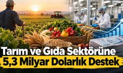 Tarım ve Gıda Sektörüne 5,3 Milyar Dolarlık Destek