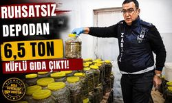 Ruhsatsız Depodan 6,5 Ton Küflü Gıda Çıktı!