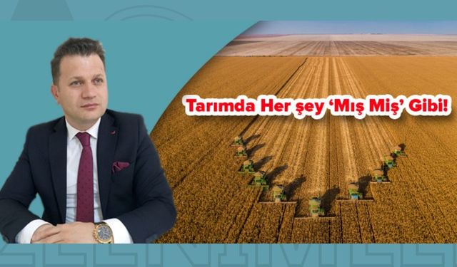 Tarımda Her şey ‘Mış Miş’ Gibi!