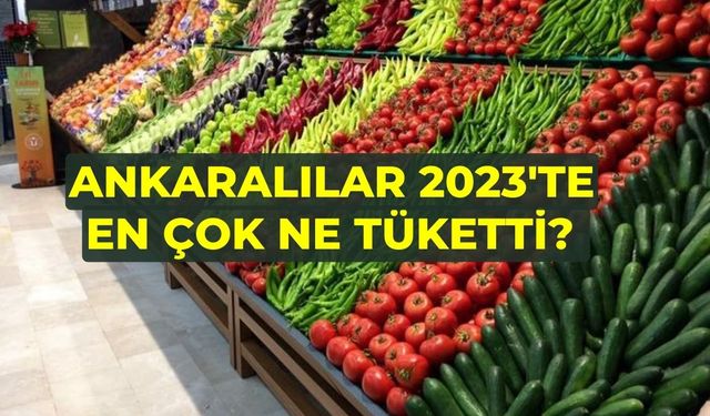 Ankaralılar 2023’te En Çok Ne Tüketti?