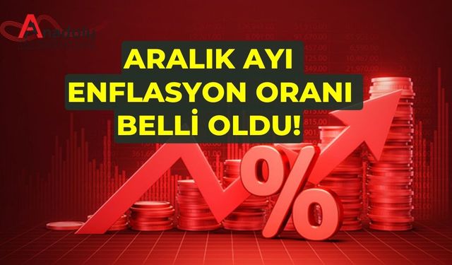 Aralık Ayı Enflasyon Oranı Belli Oldu!