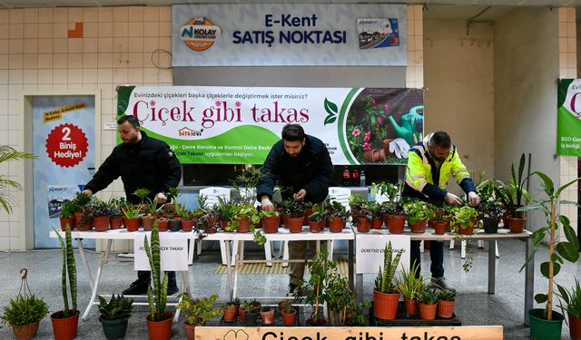 Büyükşehir “Çiçeğim Takas” Uygulamasına Yeniden Başladı!