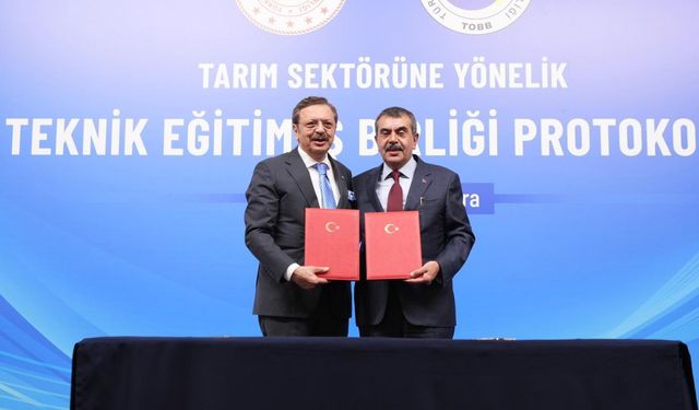 MEB ve TOBB, Tarımda Mesleki Eğitimi Güçlendiriyor!
