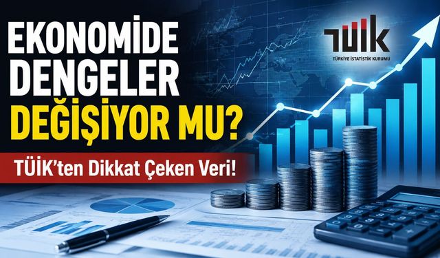 Ekonomide Dengeler Değişiyor mu? TÜİK’ten Dikkat Çeken Veri