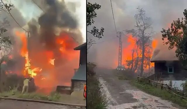 İnebolu’da Yangın Paniği! Alevler Köyü Sardı