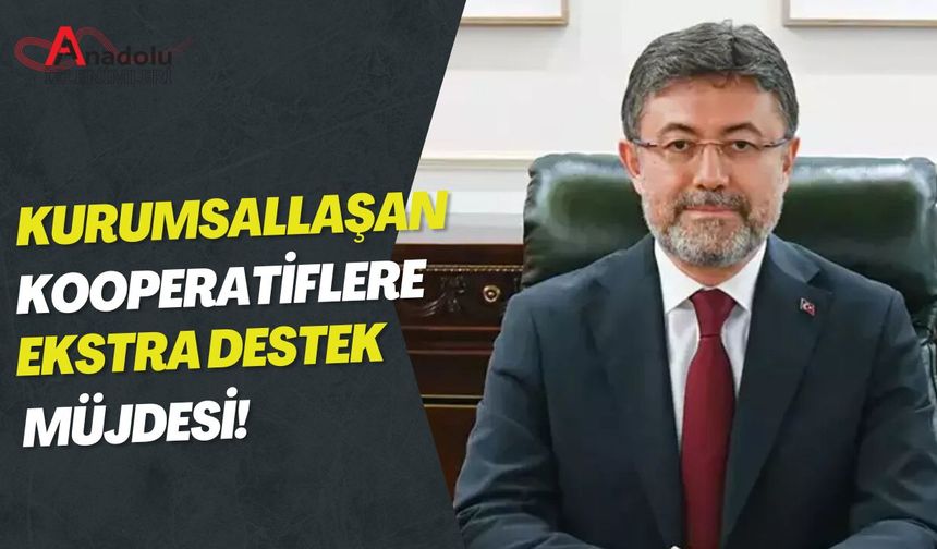 Kurumsallaşan Kooperatiflere Ekstra Destek Müjdesi!