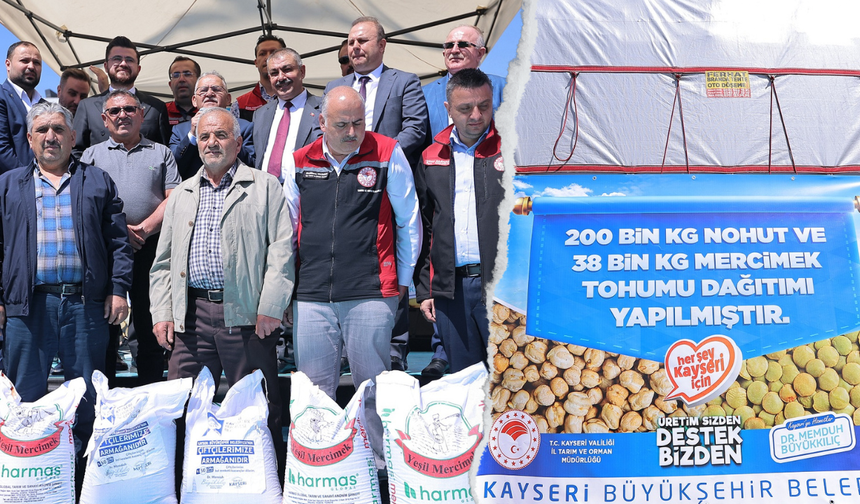 Belediyeden Üreticiye 11,5 Milyon TL’lik Tohum Desteği!