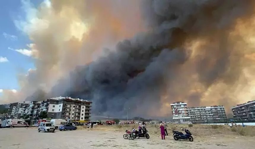 Çanakkale’de Orman Yangını Hastaneye Yaklaştı