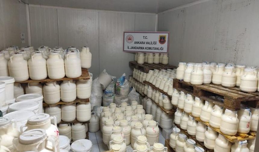 12 Milyon Liralık Sağlıksız Gıda Operasyonu