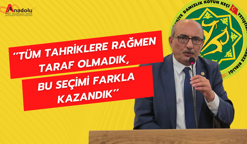 ‘’Tüm Tahriklere Rağmen Taraf Olmadık, Bu Seçimi  Farkla Kazandık’’