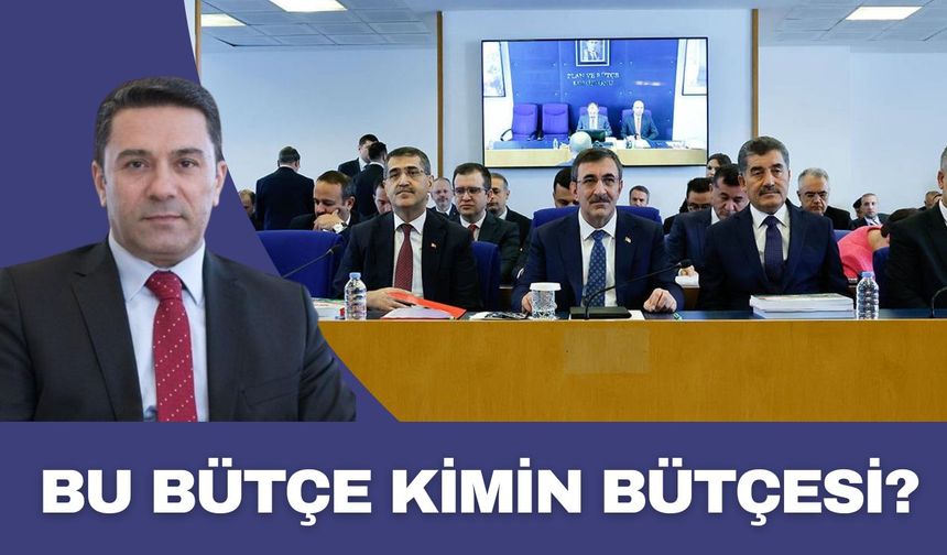 BU BÜTÇE KİMİN BÜTÇESİ?