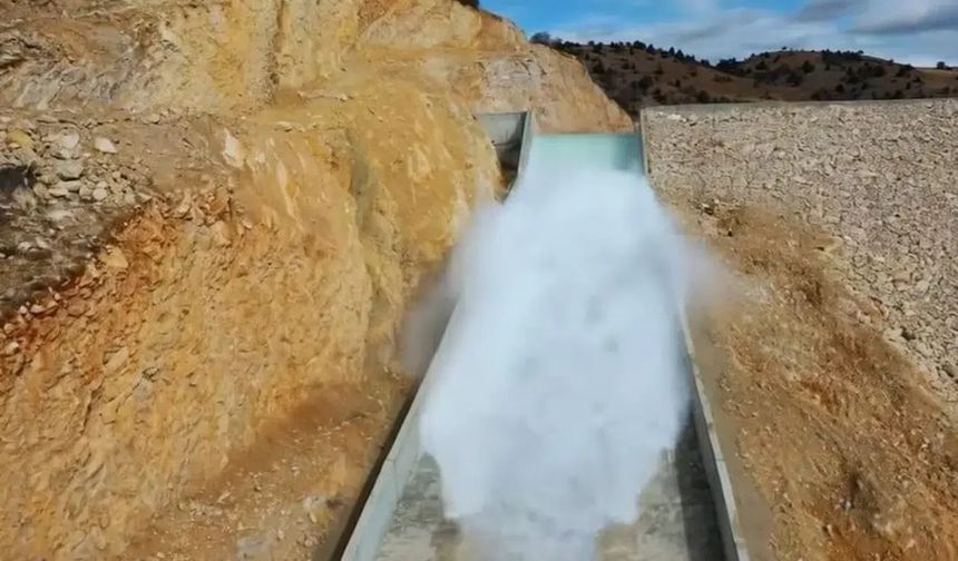 Selçuklu Tepekent Barajı’nda Su Tutuldu