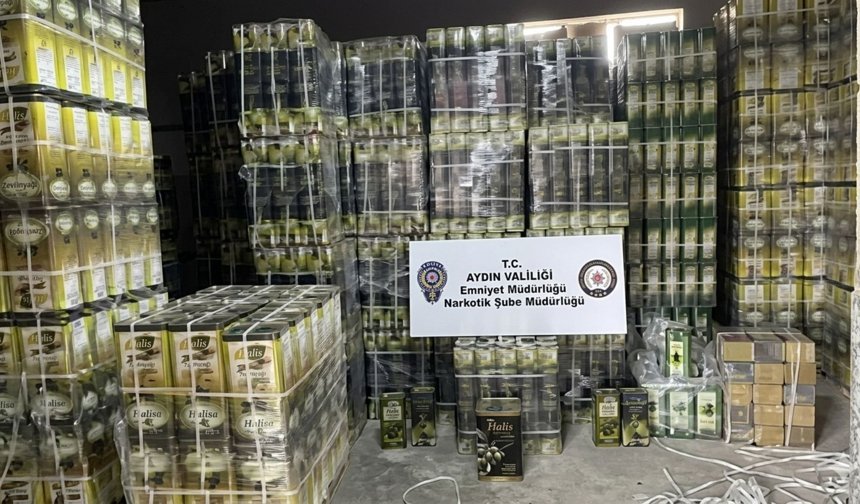 Aydın’da Sahte Zeytinyağı Operasyonu!