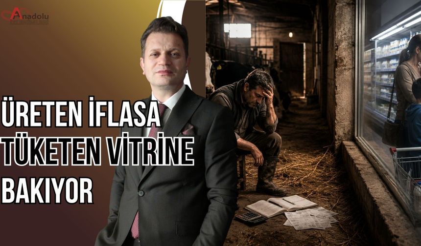 Üreten İflasa Tüketen Vitrine Bakıyor